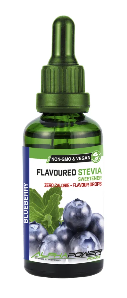 ALPHAPOWER FOOD Stevia Flavours 50 ml BLUEBERRY