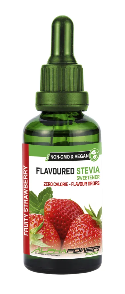 ALPHAPOWER FOOD Stevia Flavours 50 ml FRUITY STRAWBERRY