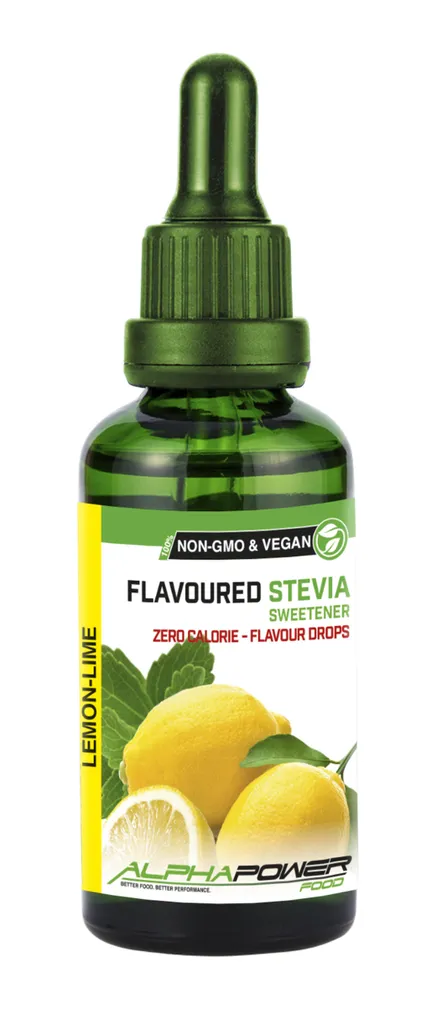 ALPHAPOWER FOOD Stevia Flavours 50 ml LEMON-LIME