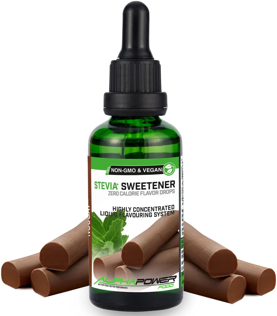 ALPHAPOWER FOOD Stevia Flavours 50 ml NOUGAT 50 ml