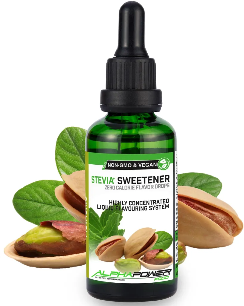 ALPHAPOWER FOOD Stevia Flavors 50 ml PISTACHIO 50 ml