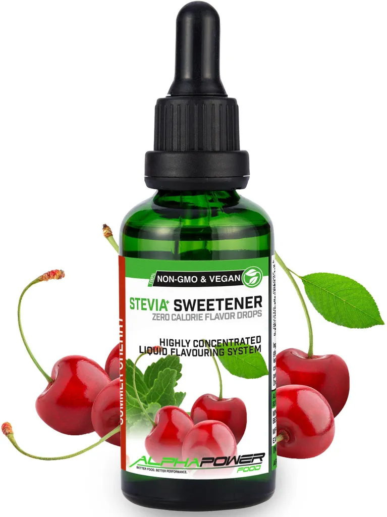 ALPHAPOWER FOOD Stevia Flavors 50 ml SUMMER CHERRY 50 ml