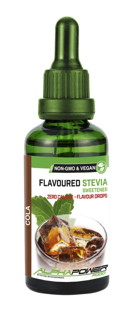 ALPHAPOWER FOOD Stevia Flavours 50ml COLA