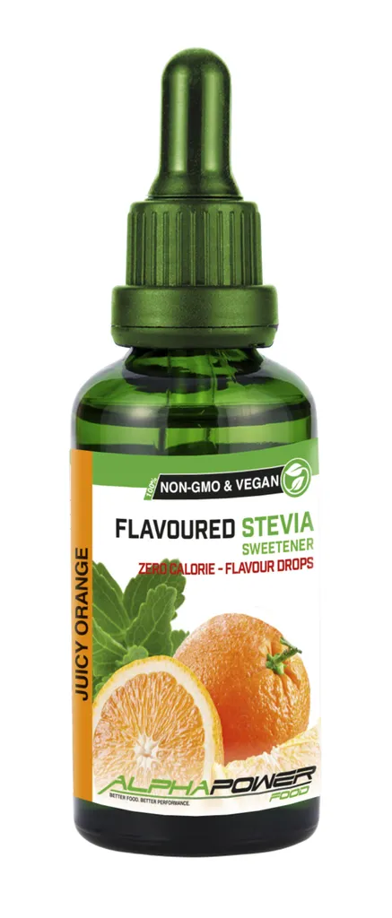 ALPHAPOWER FOOD Stevia Flavours 50ml JUICY ORANGE