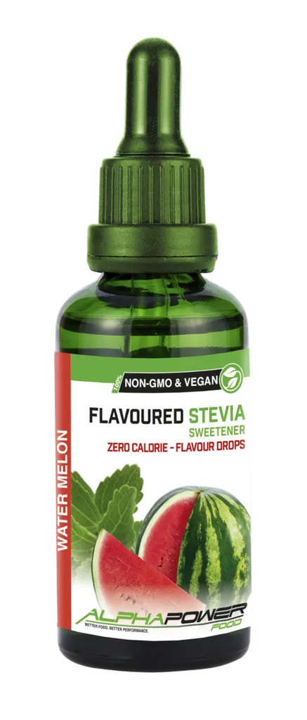 ALPHAPOWER FOOD Stevia Flavours 50ml WATERMELON