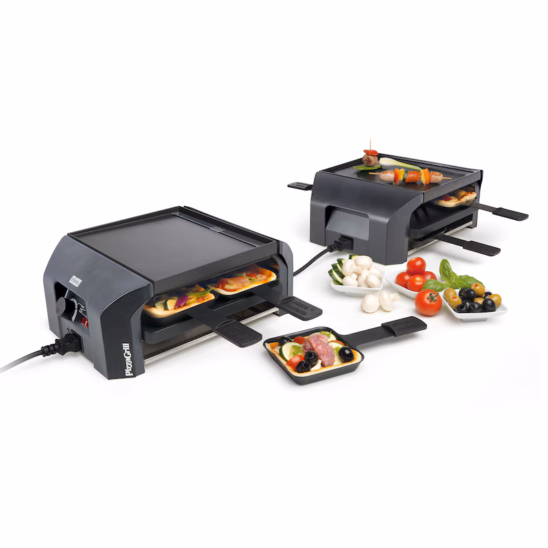Stöckli – Mini pizza oven for 4 or 8 portions, anthracite – 1200 W