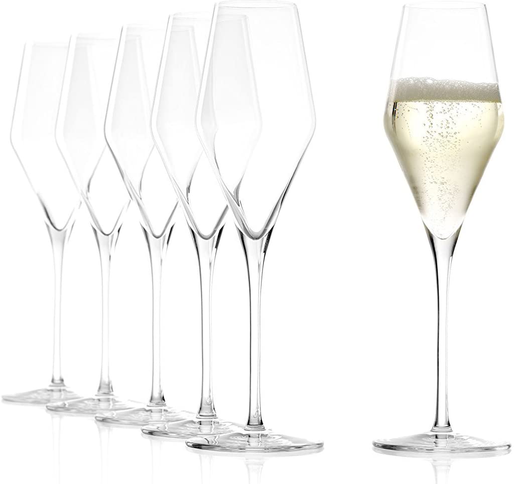 Stalzle Stölzle Lausitz champagne glasses Quatrophil 292ml, set of 6