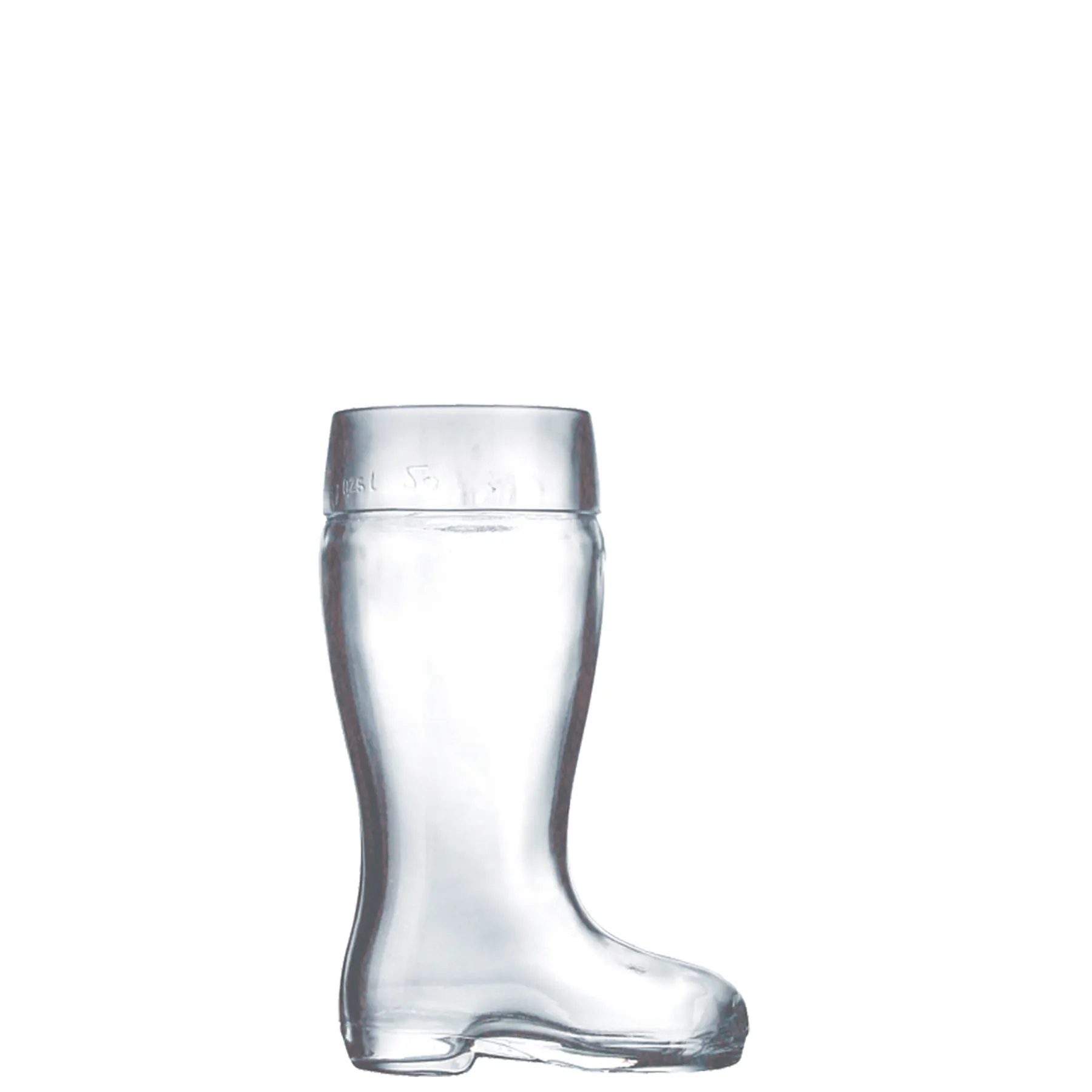 Stölzle - Stiefel | Beer boot pressed glass 30.8 cl, F 0.25 ltr., 6 sets