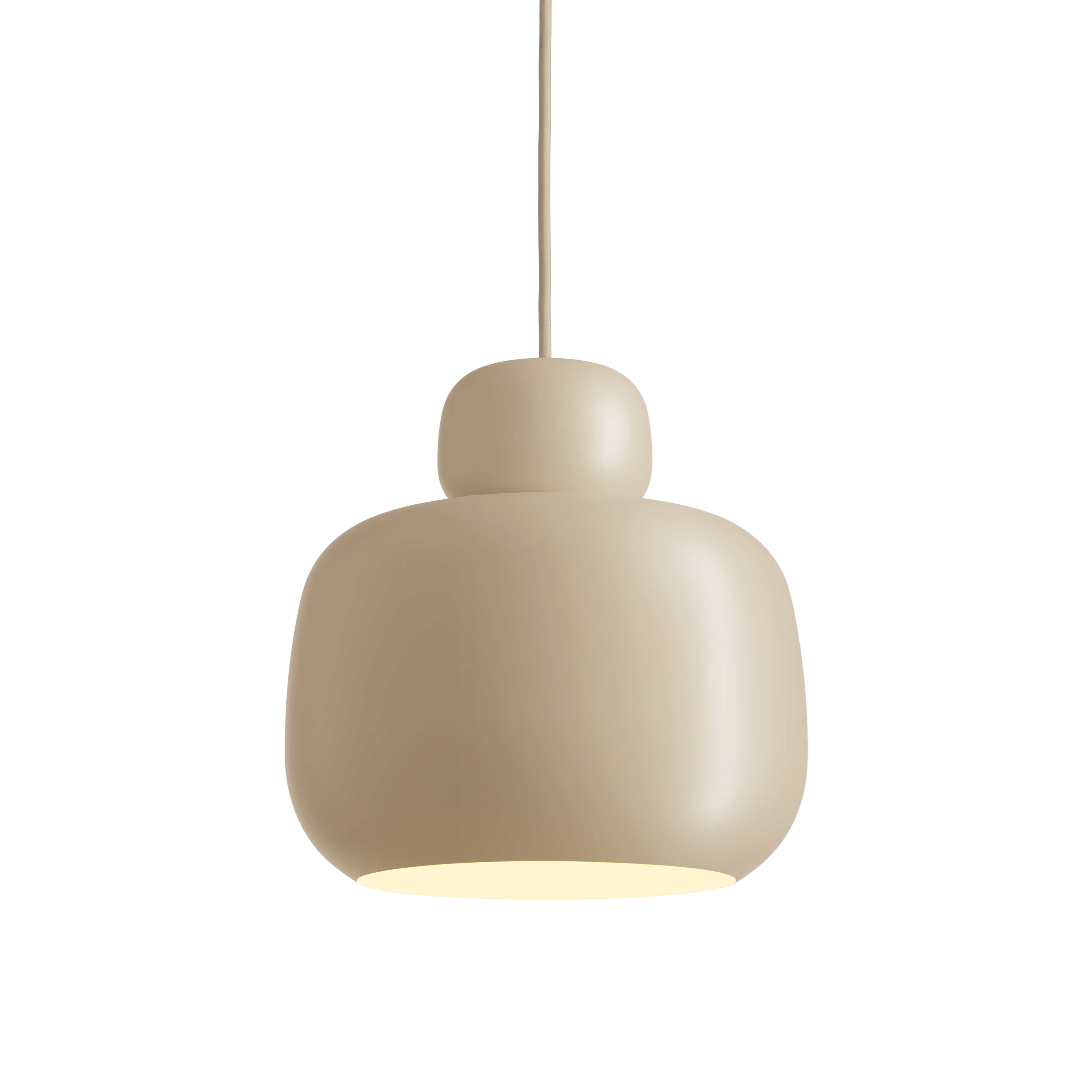 Stone pendant light, large