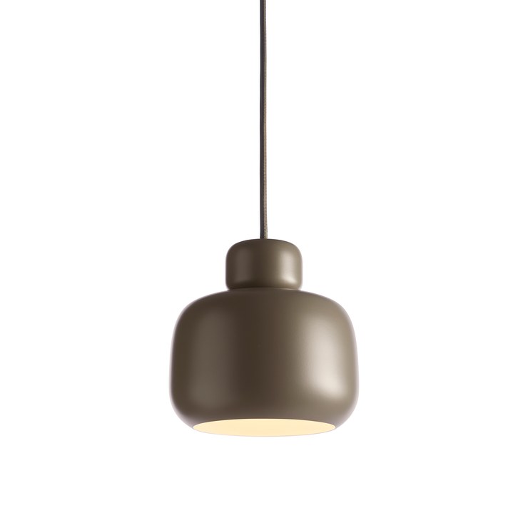 woud Stone pendant light small