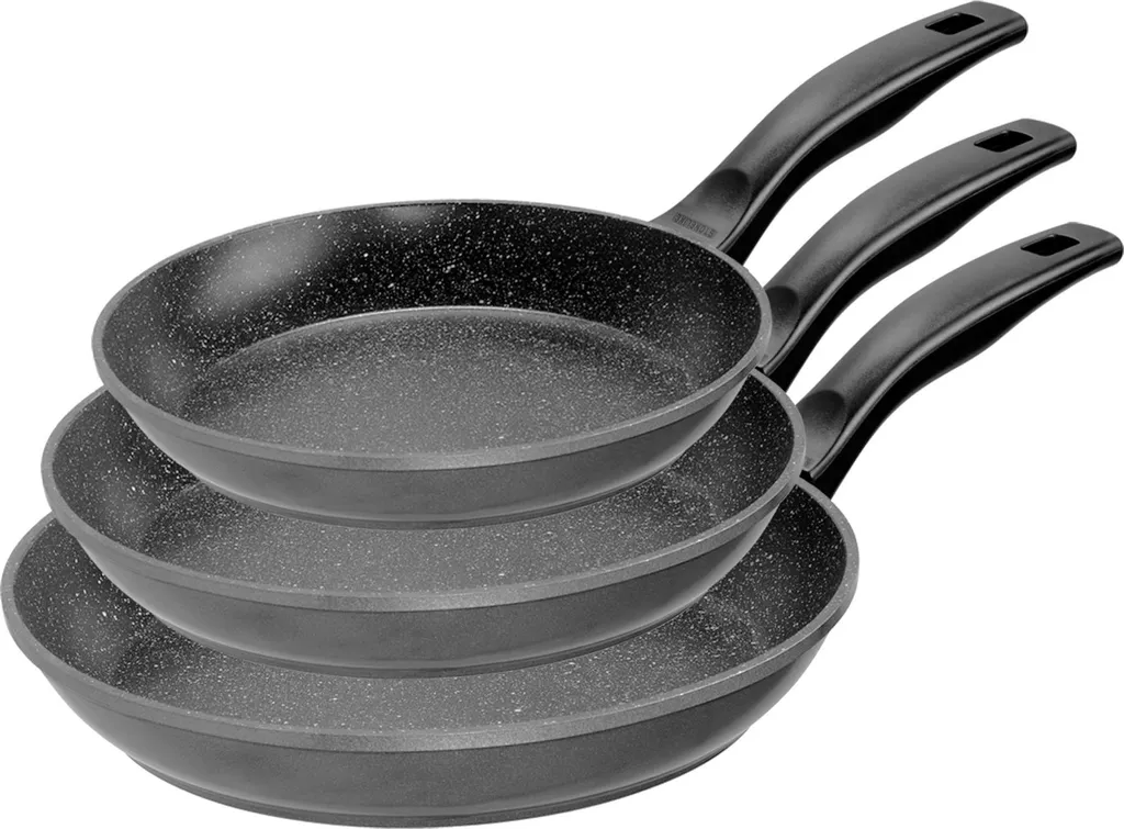 STONELINE® 3-piece frying pan set 20/24/28 cm | without lid
