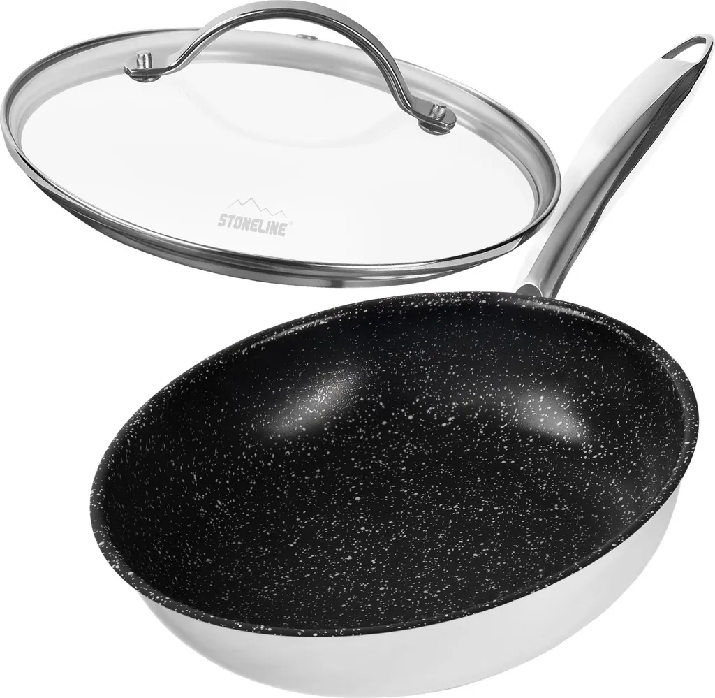 STONELINE® PROFESSIONAL Stainless Steel Pan 20 cm | with Lid
