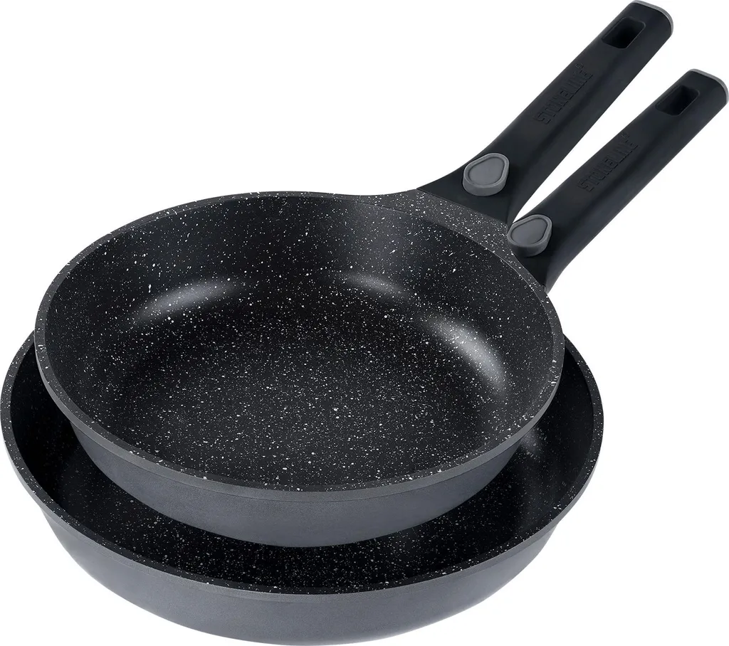 STONELINE® SMART 2-piece frying pan set 24/28 | without lid - Grey