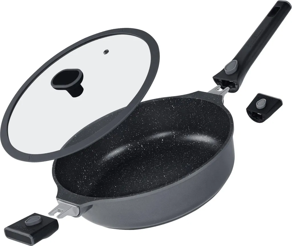 STONELINE® SMART Casserole Pan 28 cm | with Lid - Grey