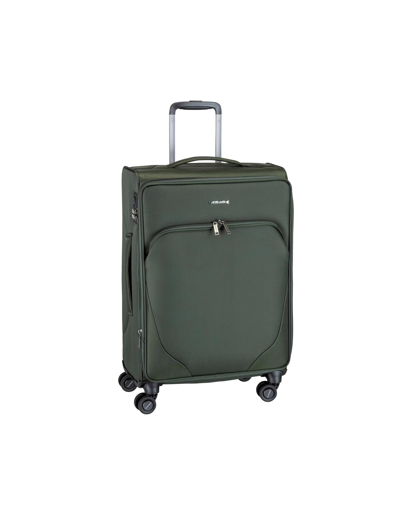 Stratic Trolley Suitcase & Trolley Mix Trolley M Dark Green