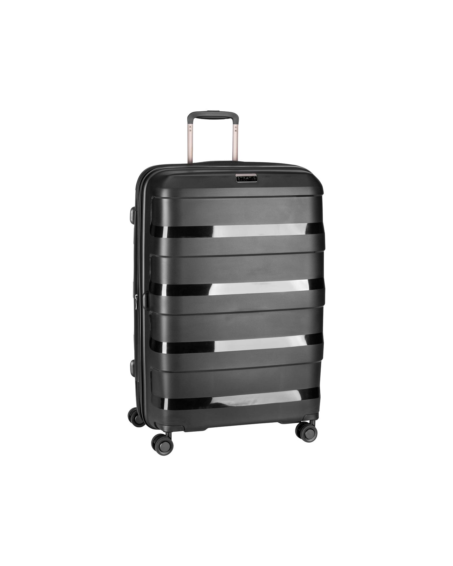 Stratic Trolley Suitcase & Trolley Straw+ Trolley L Black