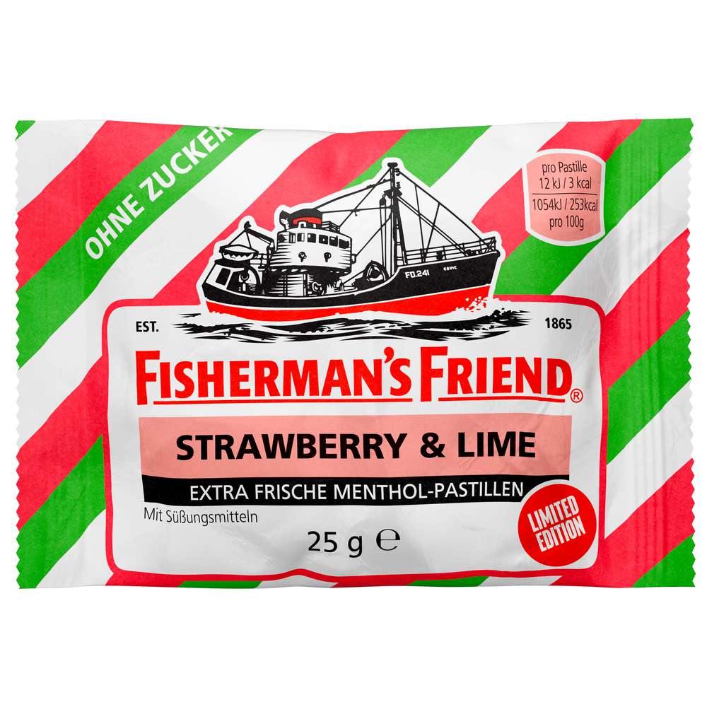 Strawberry & Lime Pastilles without sugar