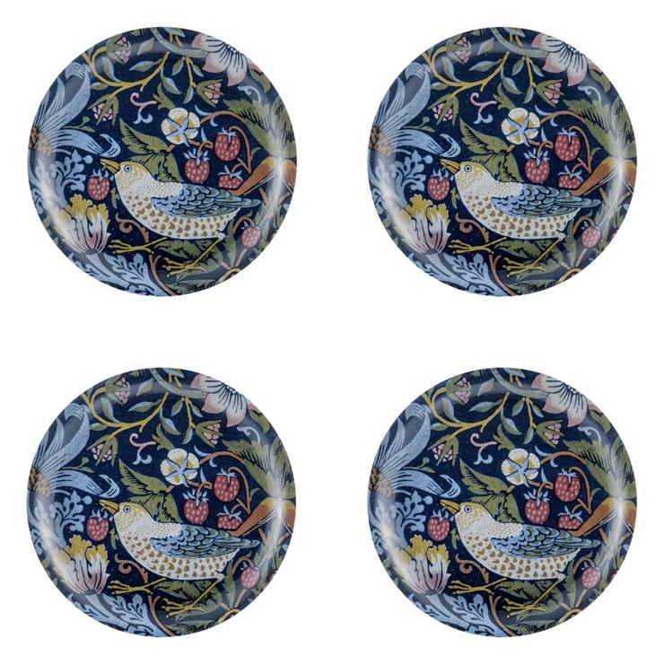 ary-home Strawberry Thief Coaster 4-Pack