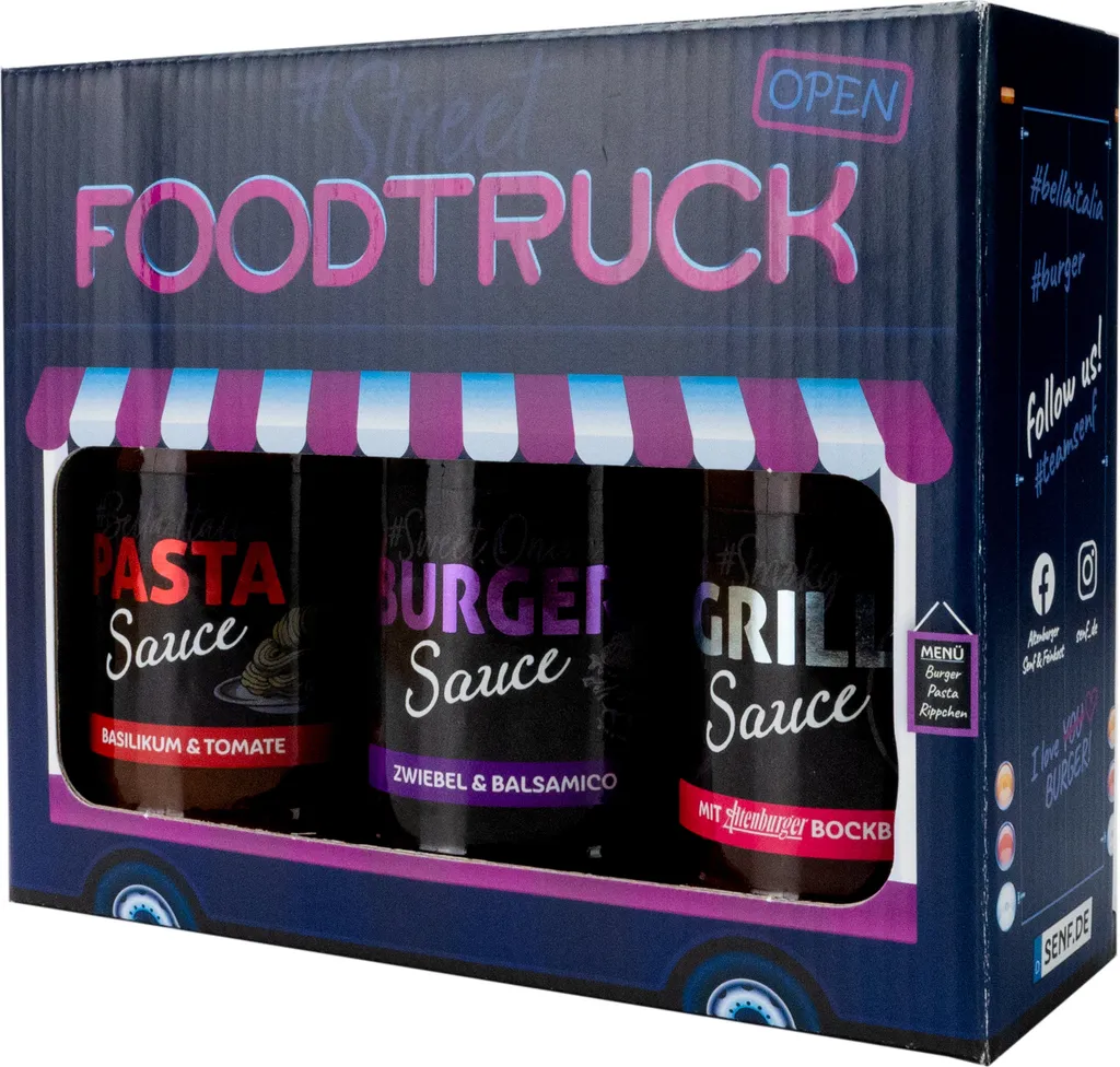 Altenburger Senf & Feinkost GmbH Street Food Truck Gift Box - Set of 3