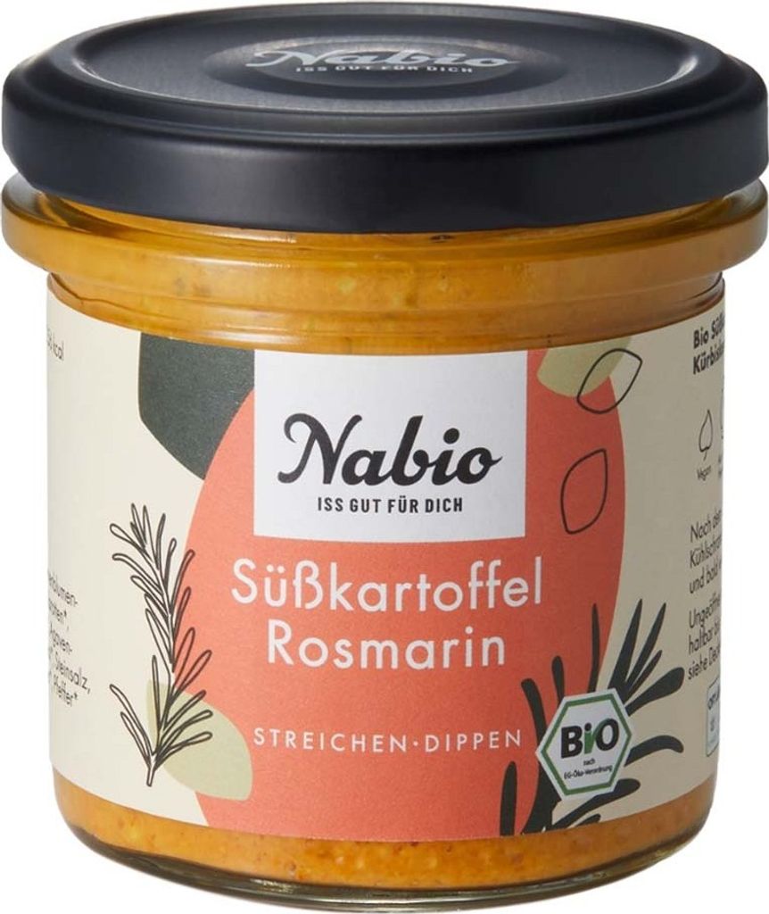 Nabio Spreadable, dipping - Sweet potato with rosemary 135g