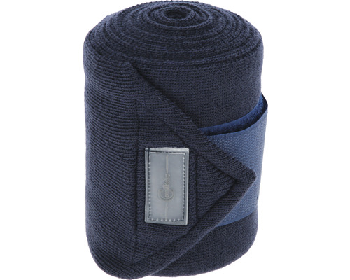 Knitted bandage KERBL 350 x 12 cm 4 pieces navy