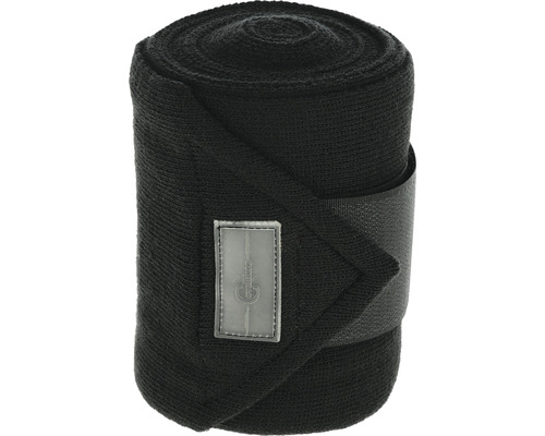 Knitted bandage KERBL 350 x 12 cm 4 pieces black