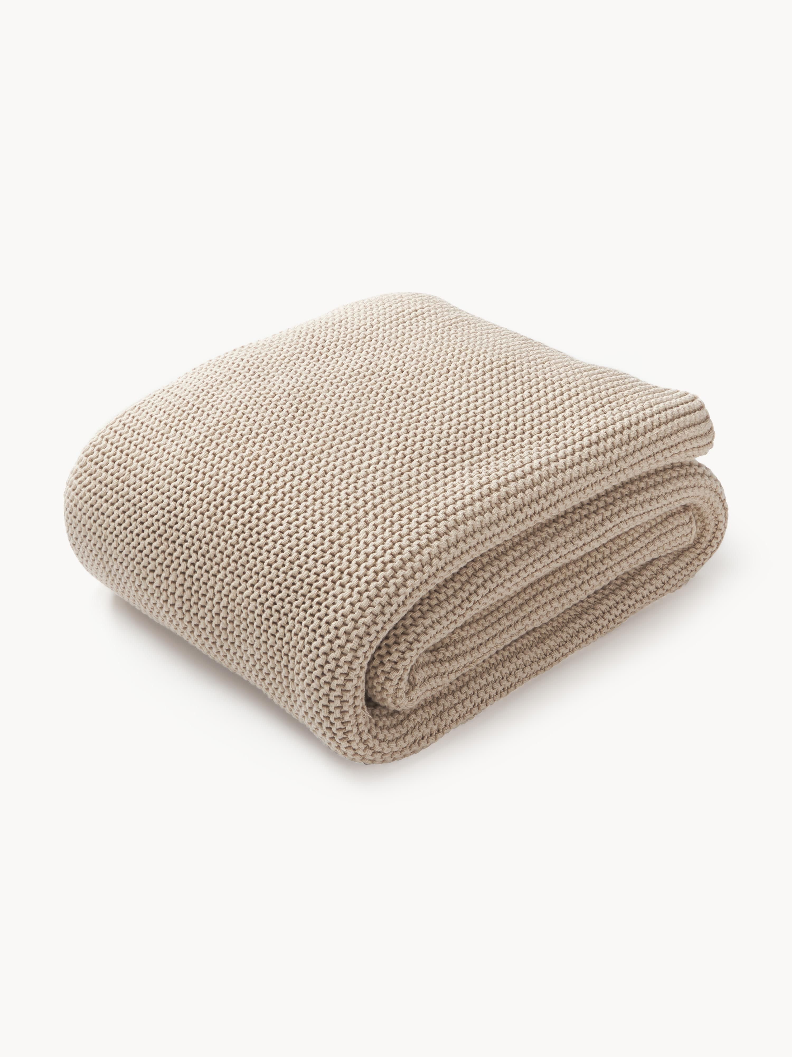 Westwing Collection Adalyn knitted blanket made of organic cotton