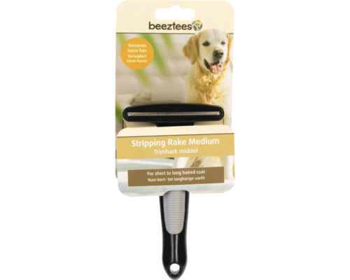 Harrow beeztees de-matting rake M approx. 15 x 8 x 4 cm grey, black