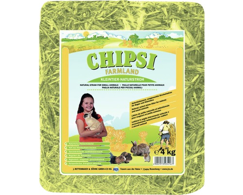 Straw bedding JRS Chipsi Farmland 4 kg