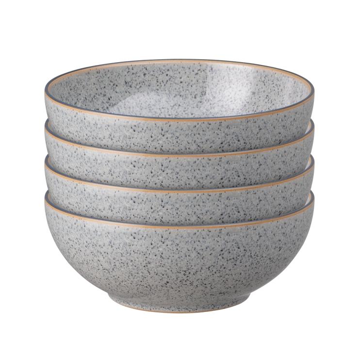Denby Studio Gray Coupe Breakfast Cup 17Cm 4-Pack