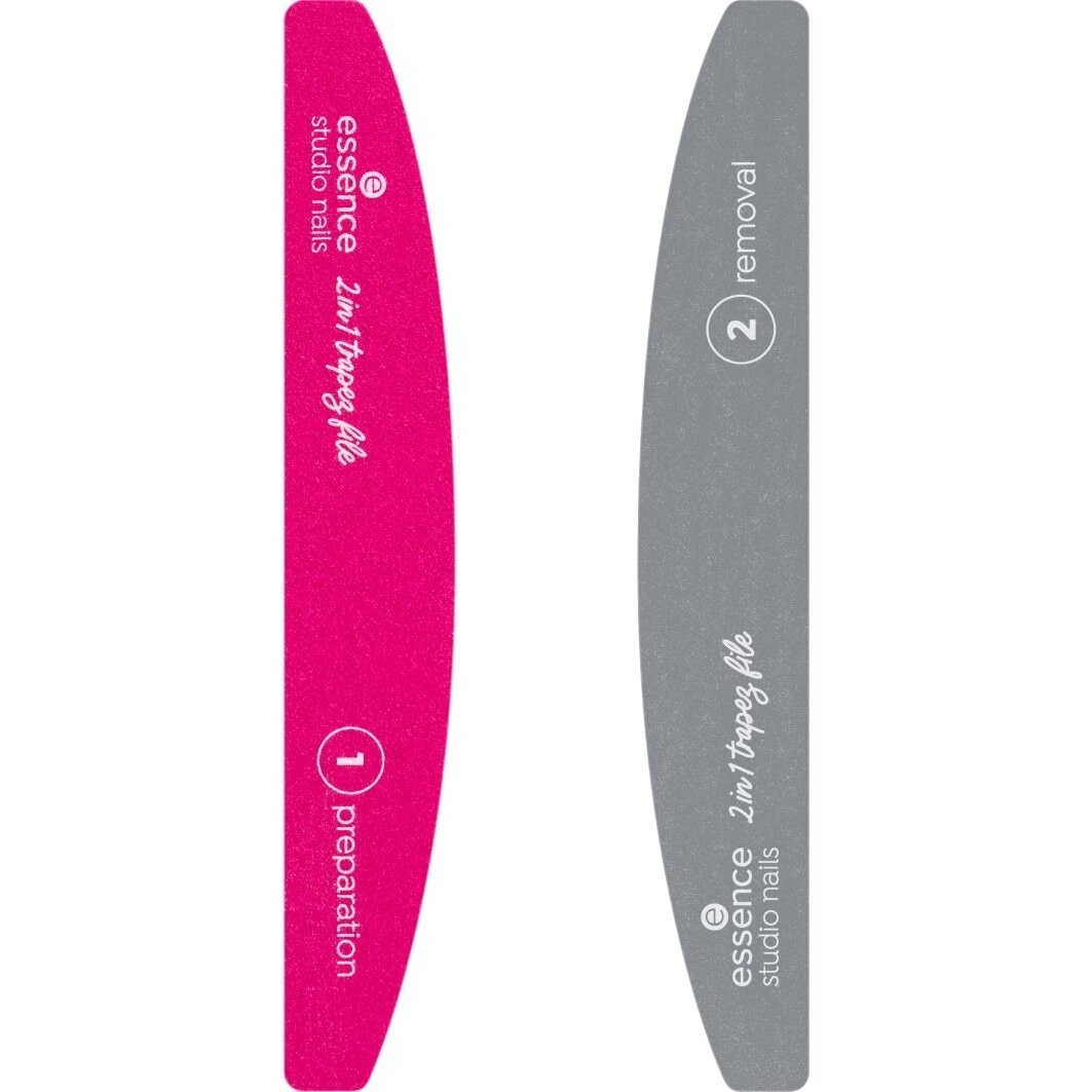 essence studio nails UV GEL NAIL 2 in 1 trapezoid file