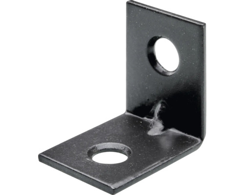 Hettich Chair angle 20 x 20 mm steel gunmetal 25 pieces