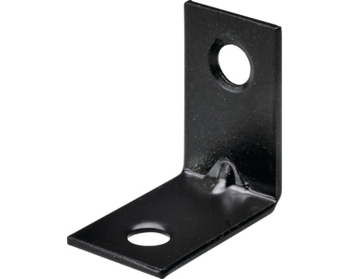 Hettich Chair angle 25 x 25 mm steel gunmetal 25 pieces