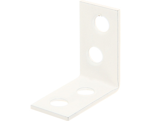 Kaiserthal Chair angle 60x60x16 mm white plastic coated 1 piece