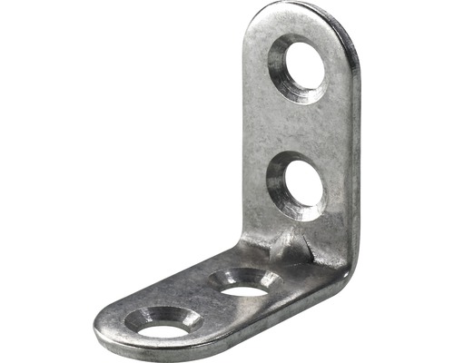 Hettich Chair angle, stainless steel 30x30x15 mm, 25 pieces