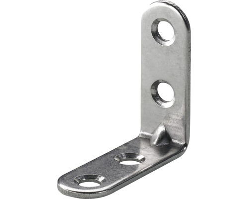 Hettich Chair angle, stainless steel 40x40x15 mm, 25 pieces