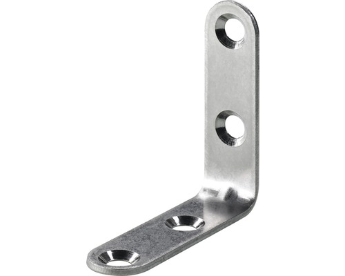 Hettich Chair angle, stainless steel 50x50x15 mm, 25 pieces