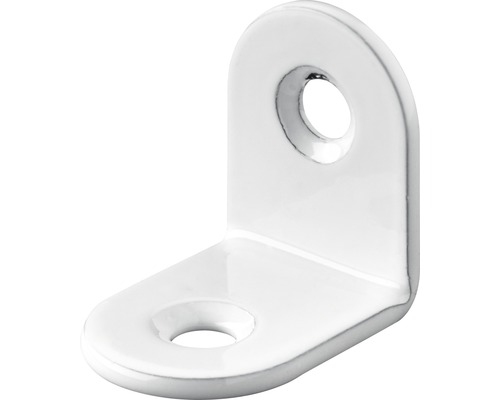 Hettich Chair angle white 20x20x15 mm, 50 pieces.