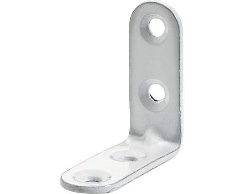 Hettich Chair angle white 40x40x15 mm, 20 pcs.
