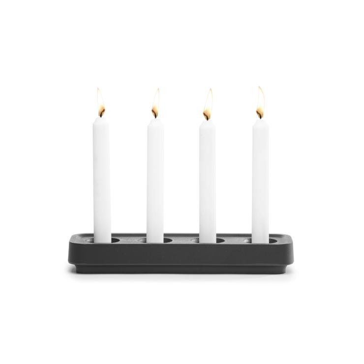 born-in-sweden Stumpastaken Candle Holder Black