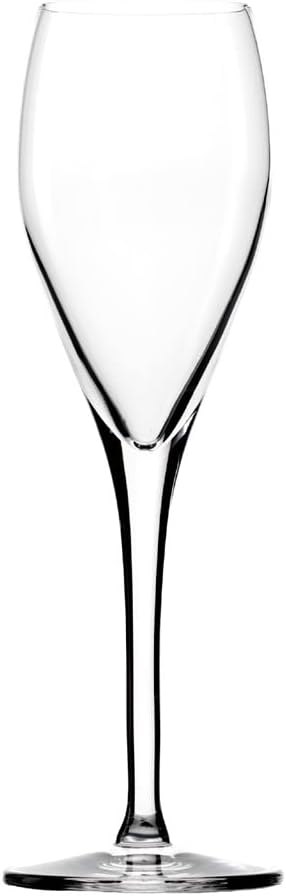 Stölzle Lausitz Set of 6 Glass Champagne Flutes, Capacity: 145 ml, Height: 193 mm, Outer Diameter: 63 mm, 1820029