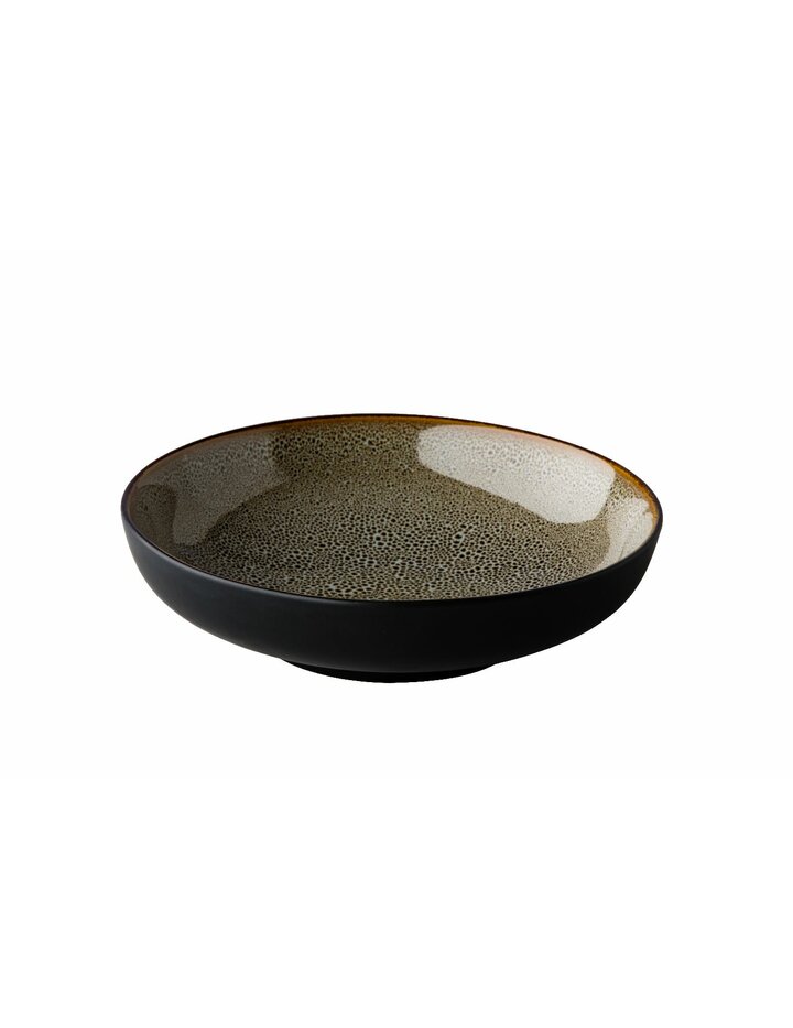 Stylepoint Speckle Plate Deep Brown / Grey 22Cm - Set Of 4