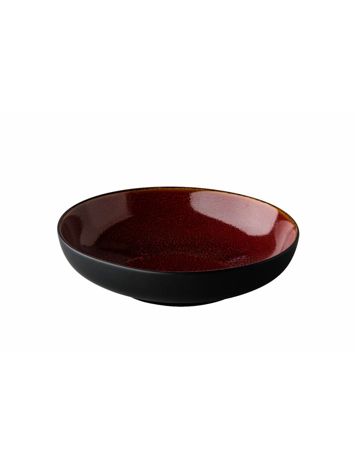 Stylepoint Speckle Plate Deep Red 22Cm - Set Of 4
