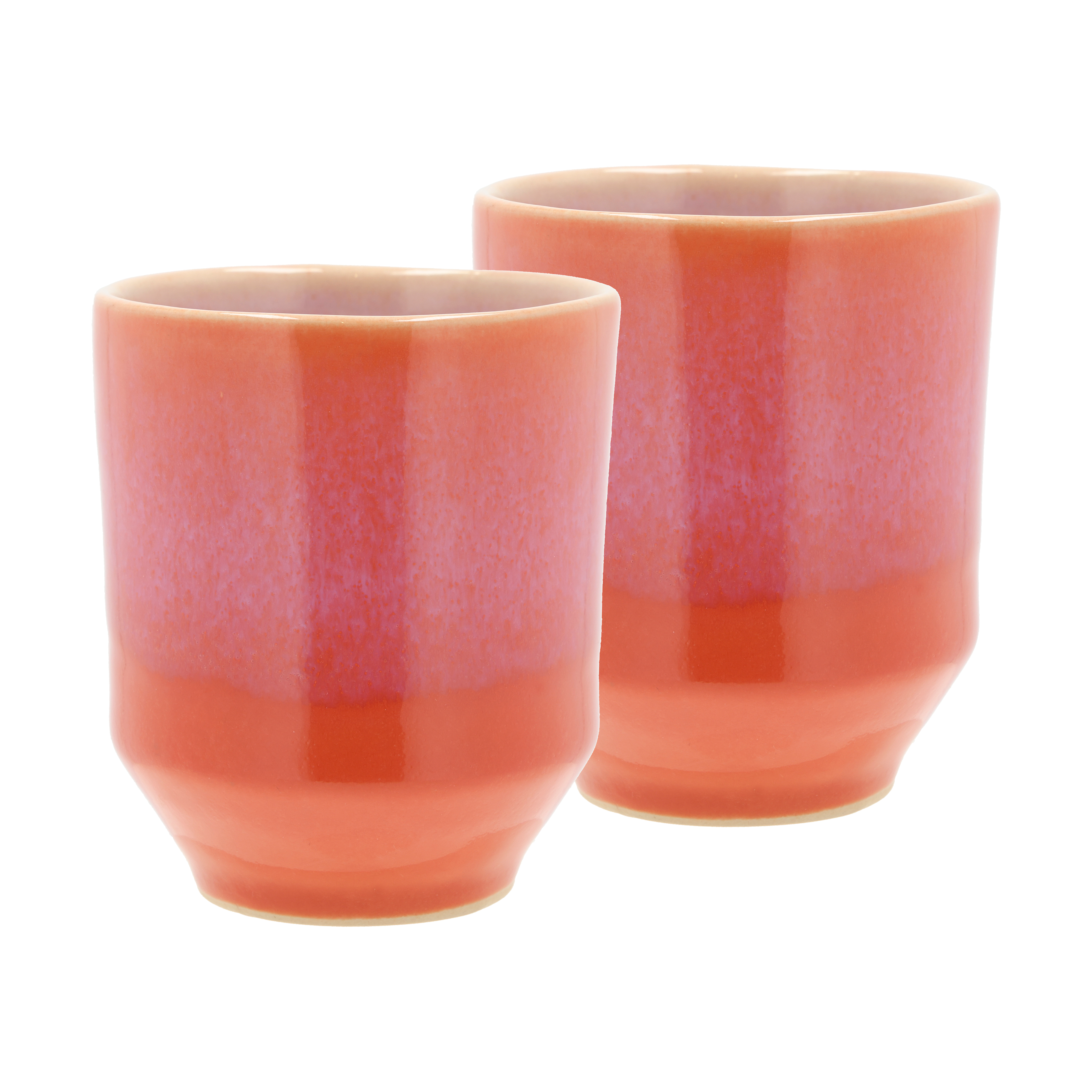Villa Collection Styles Cup 18 cl 2-Pack, Purple-Orange