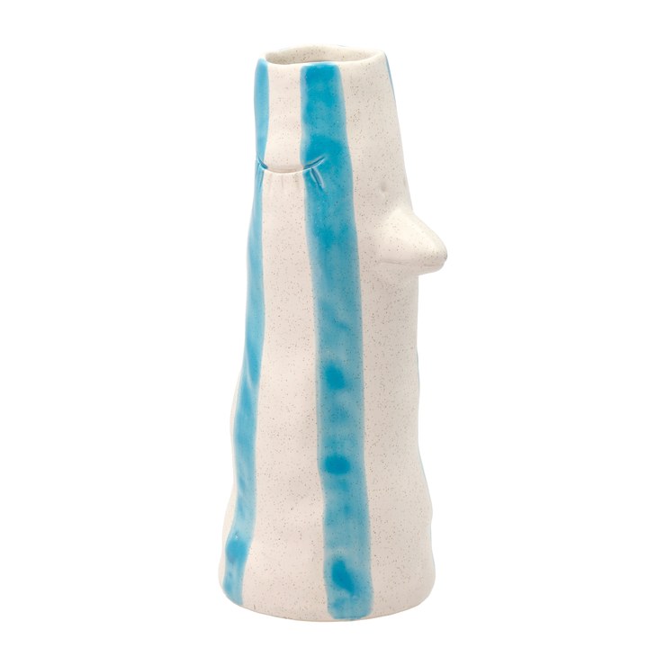 Villa Collection Styles vase with beak and eyelashes 26cm