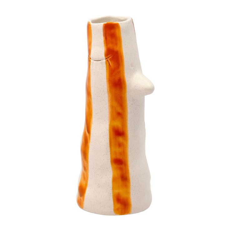 Villa Collection Styles vase with beak and eyelashes 26cm