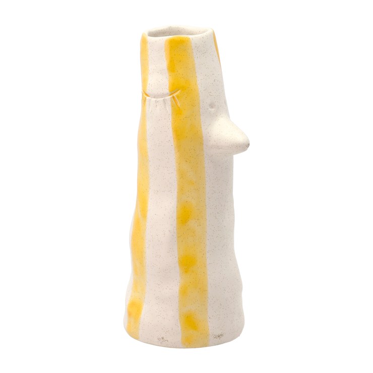 Villa Collection Styles vase with beak and eyelashes 26cm