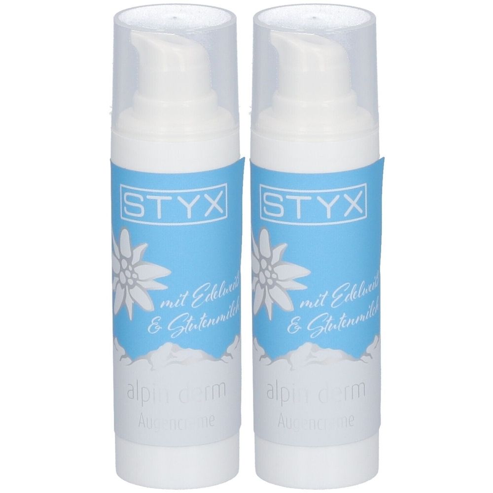 STYX alpin derm eye cream with edelweiss, 2x30 g