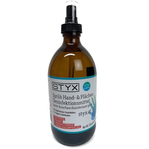 STYX Sprüh Hand- & Flächendesinfektionsmittel 500ml 1 l