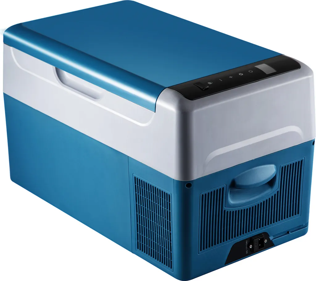 SucceBuy 22L Car Refrigerator Compressor Portable Mini Cooler Vehicle Freezer for Travel Fishing RV Truck Boat Home Use 12V Electric